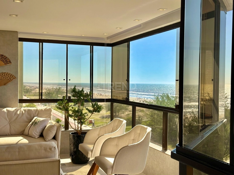 APARTAMENTO À VENDA COM SACADA DE FRENTE E VISTA INCRÍVEL PARA O MAR: 5ª foto da galeria de imagens do imóvel