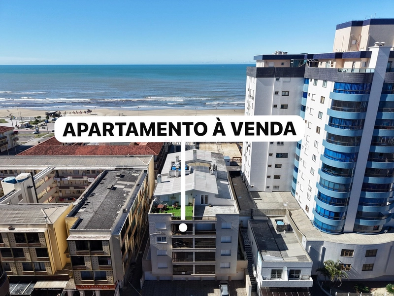 APARTAMENTO COM SACADA DE FRENTE, JUNTO AO MAR NO CORAÇÃO DA CIDADE: 2ª foto da galeria de imagens do imóvel