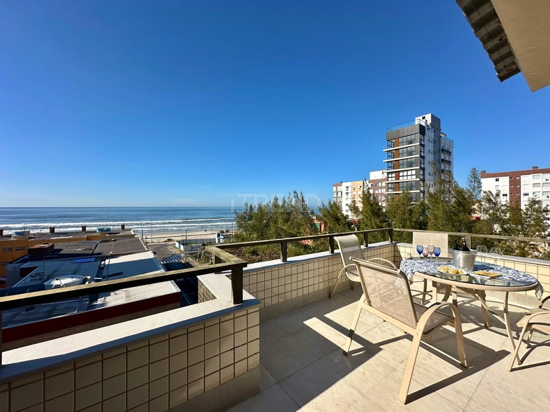 COBERTURA DUPLEX COM TERRAÇO VISTA LIBERADA PARA O MAR E PRAÇA FLÁVIO: 3ª foto da galeria de imagens do imóvel