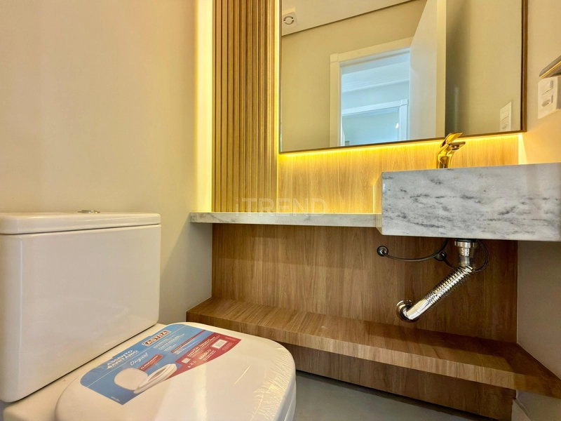 APARTAMENTO À VENDA COM SACADA DE FRENTE E VISTA PARA O MAR: 16ª foto da galeria de imagens do imóvel