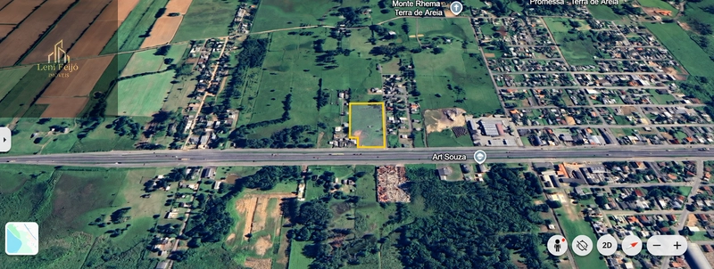 Área de 1,3 ha as margens da BR-101 Terra de Areia/RS: 2ª foto da galeria de imagens do imóvel